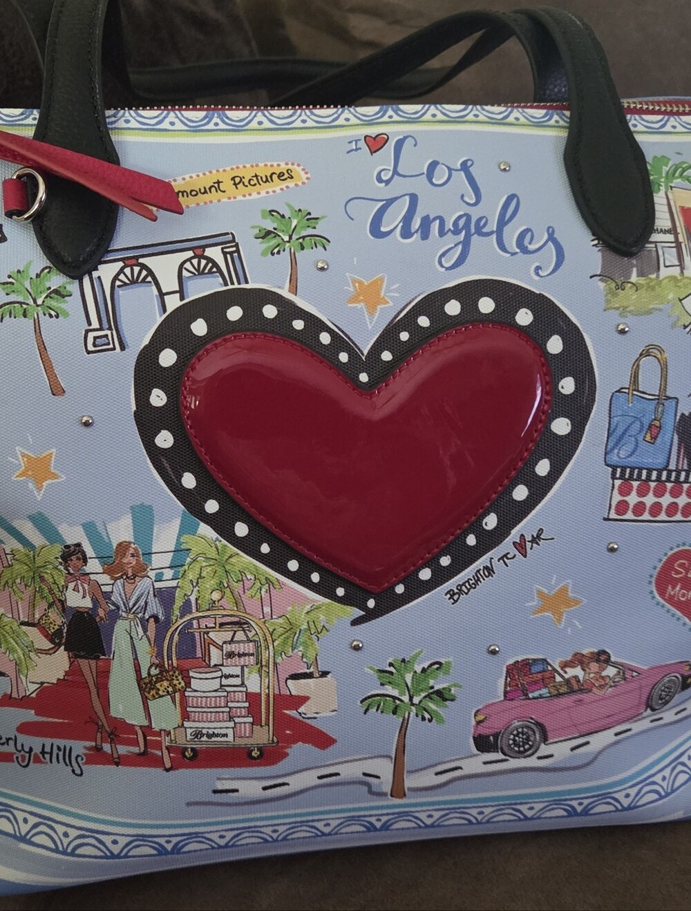 New BRIGHTON California Dreaming Weekend Tote, Leather